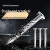 304 Stainless M8 Flat Round Head Self-Tapping Anti-Theft Cement Nail with Galvanized Finish