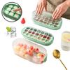 21-Grid Ice Cube Tray Mold With Press For Easy Release Including Container For Ice Storage - Kitchen Ice Maker and Storage Box 6