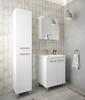 Bathroom set: cabinet with washbasin 80x60, tap, siphon, click-clack plug Bonita
