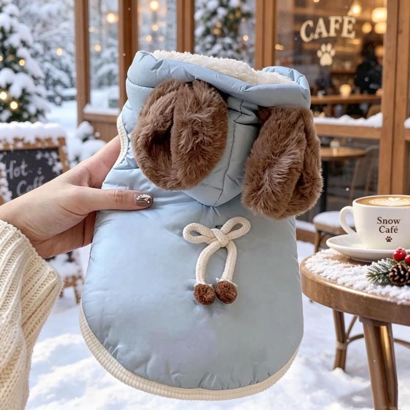 Warm Winter Pet Vest Small Dogs Cats - Thick Fleece-lined Dog Coat Yorkshire Terrier Chihuahua Kitten Fall
