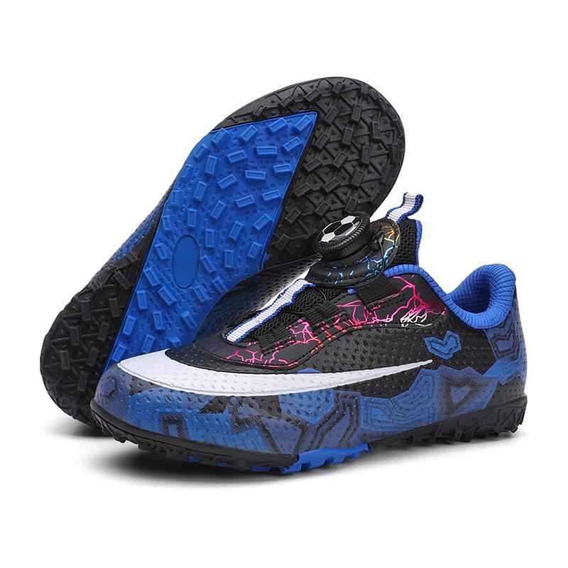 New Children's Rotating Buckle Broken Nail Training Football Shoes, Girls and Boys, Primary School Students Sports Competition Training Shoes Men