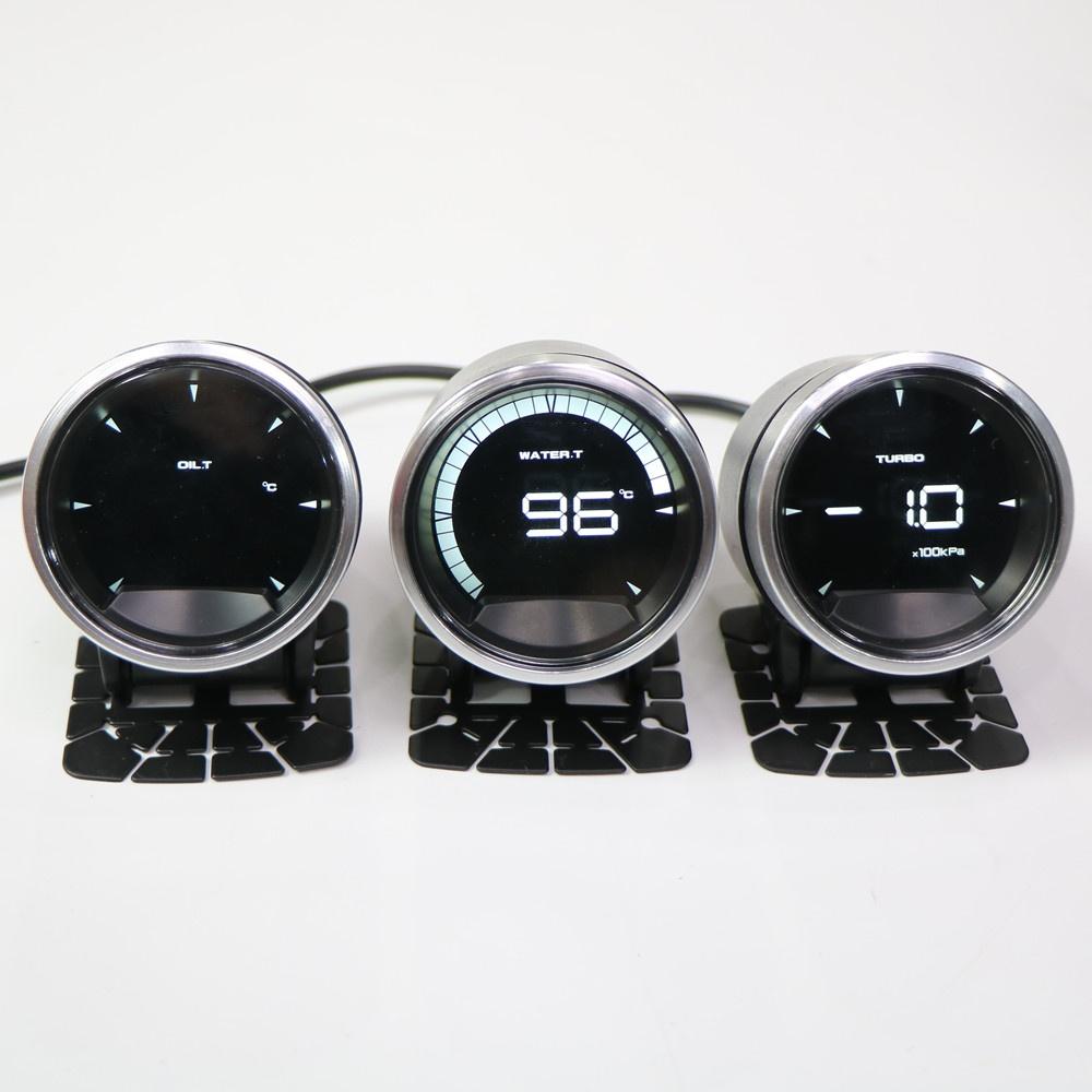 Def A2 7-Color OBD2 Gauge 2.5 Inch Water Temperature Oil Pressure Turbo Oil Temp Vacuum Voltage Universal 60mm Car Meter
