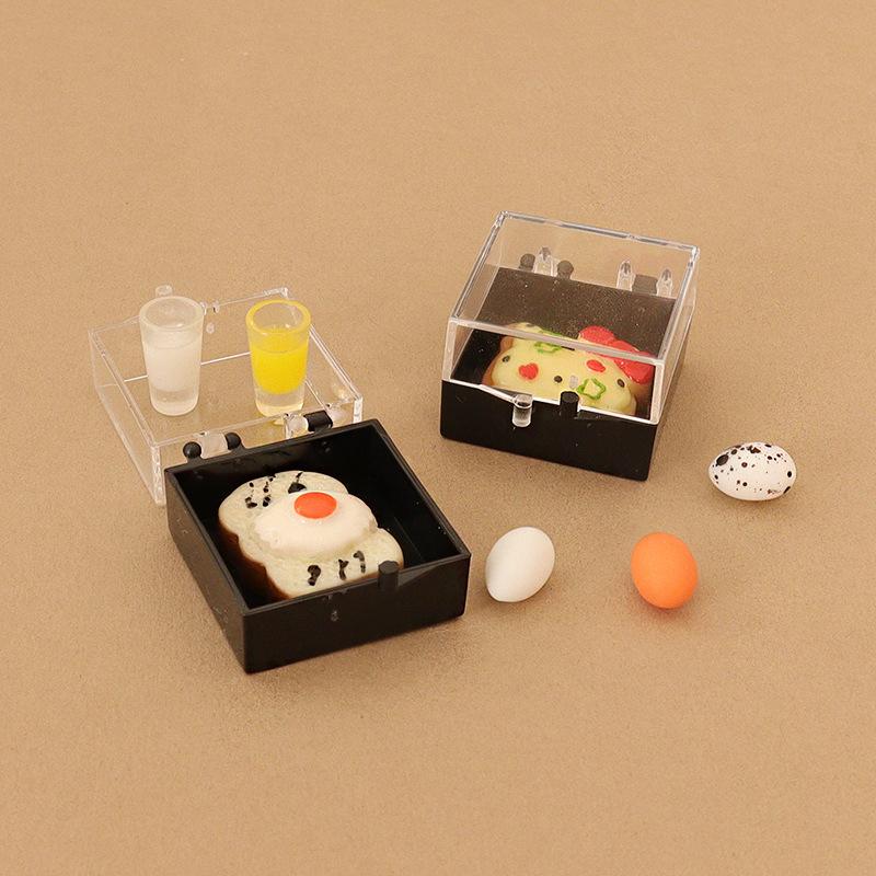 

Кукольный домик Мини-коробка для симуляции еды Украшения Аксессуары Сцена Ланч-бокс Модель Украшения Части