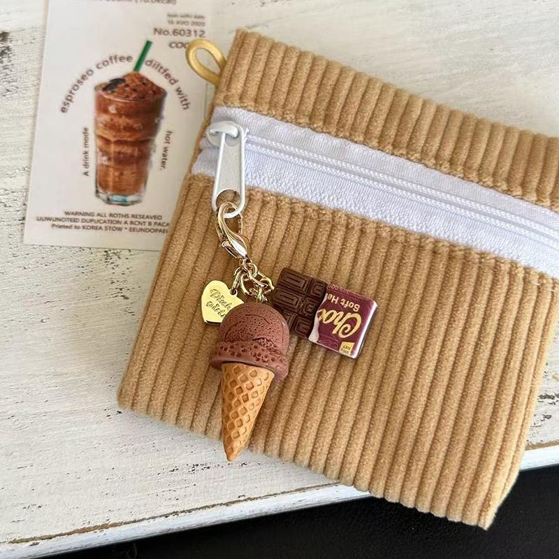 Creative Unique Doughnut Bread Coffee Phone Charm Strap Pendant Lanyard Simulated Food Toys Keychain Bag Accessories Gift
