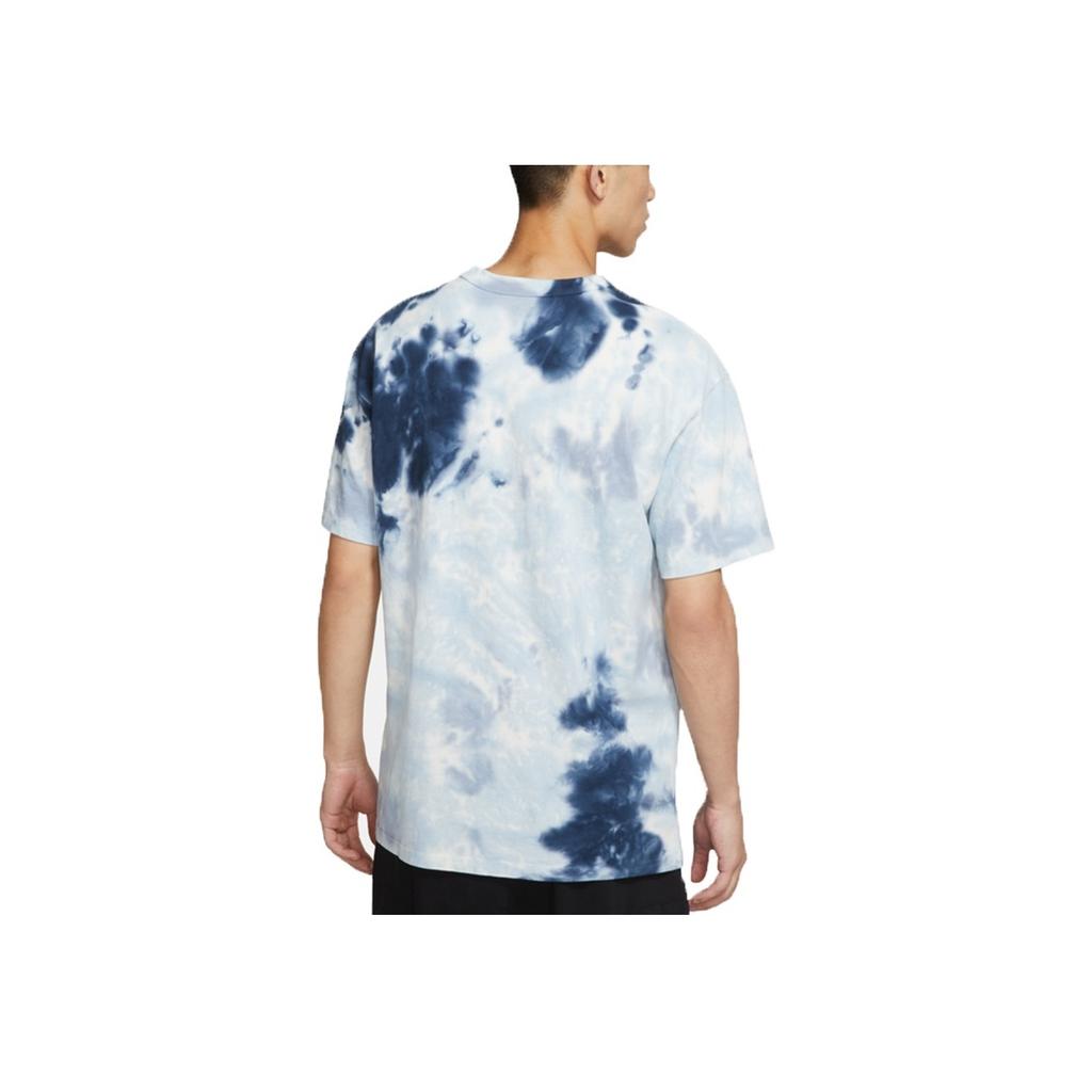 Nike Tie-Dye Print Loose-Fit Sports Short-Sleeve T-Shirt Men Tops Slate-Blue DD2721-104
