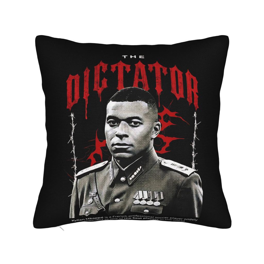 MMbappes Meme Soccer  Square Pillowcases Polyester Sofa  Cushion Cover Creative Home Decoration Throw Pillow Case
