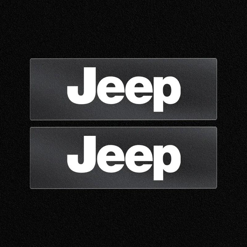 1/2/5/10pcs Car Sticker Steering Wheel Interior Sticker For Jeep Grand Cherokee Wrangler JK Gladiator Compass Renegade Wagon AKY1
