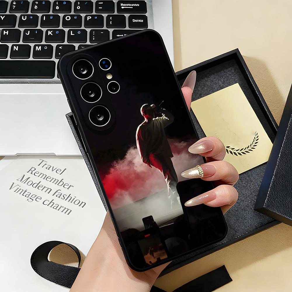 Amerikanischer Rapper NF Fear Handyhülle Für Samsung S26 S25 S24 FE S23 S22 S21 Plus S20 Ultra Note20Ultra Schwarze Weiche Hülle