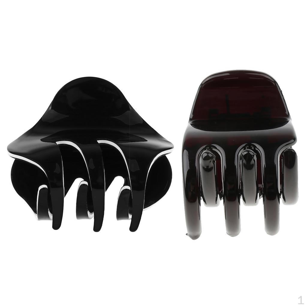 

2 Ladies Large Hair Clips Clamp Salon Accessory