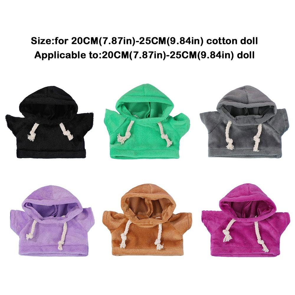 Multicolor Doll Hoodie Hand-made Doll Clothing Accessories Cotton Dogs Hoodies  15cm Doll