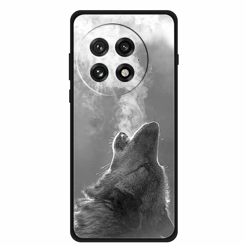 For OnePlus 13 5G Case Colorful Splicing Cartoon Soft Silicone Black Cover For OnePlus 13R 5G Fashion Capa 1+13 Protective Funda