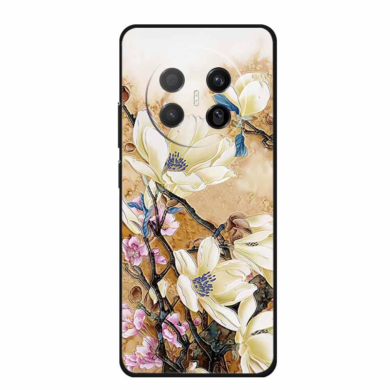 3D Emboss Case For Huawei Mate 70 Air 5G Phone Case Coque Flowers Silicone Soft Back Cover For Huawei Mate 70 Air 2025 Case Capa