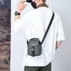 Borsa a tracolla impermeabile da uomo, borsa a tracolla verticale leggera, piccola borsa