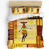 African Woman Dance Ethnic Culture Vase 3pcs Bedding Set For Bedroom Double Bed Home Textile Duvet Cover Quilt Cover Pillowcase