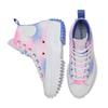 Converse Run Star Hike Comfortable & Versatile High Top Canvas Shoes Women's Blue Pink