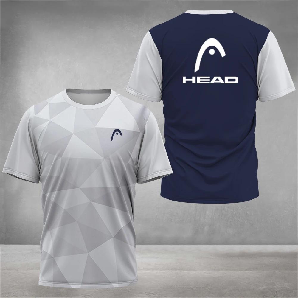 T-shirt da uomo estiva girocollo con stampa 3D