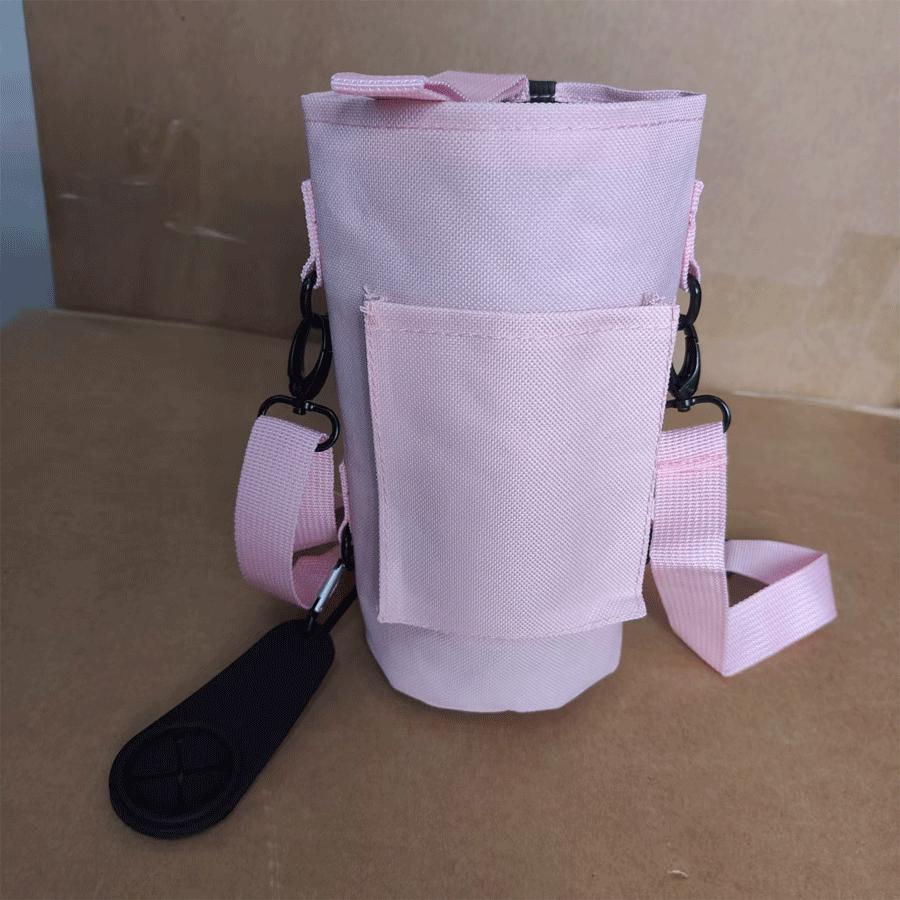 Strong Magnetic Fitness Water Bottle & Storage Crossbody Bag - Large Capacity for Gym Essentials