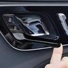 For Mercedes Benz EQE EQS C E Class W206 W223 X254 W214 -2024 Car Door Inner Handle Cover Sticker Decor Accessories