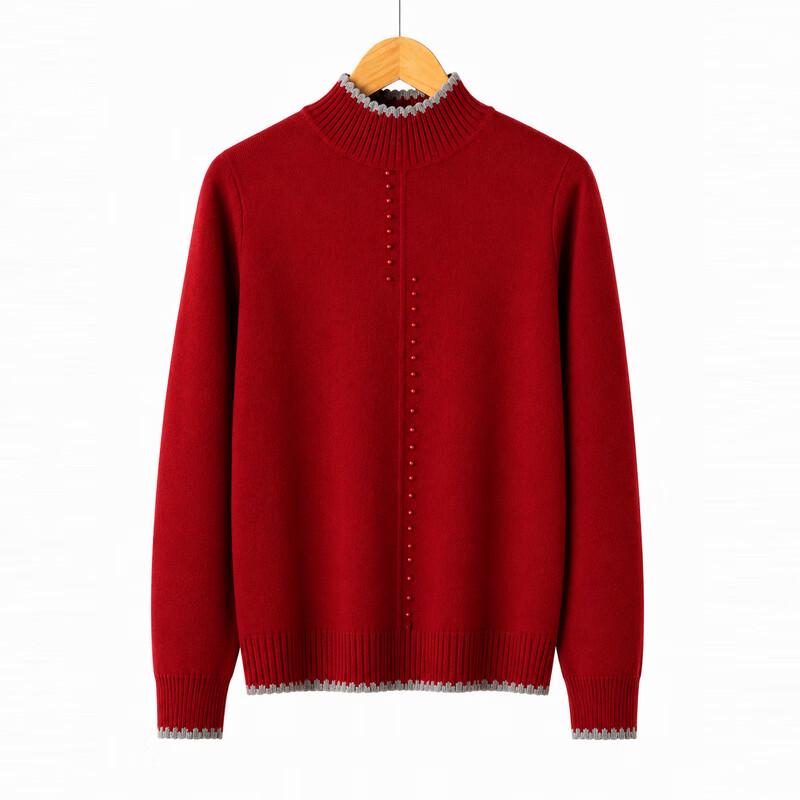 Hodo Women's Mock Neck Knit Sweater