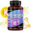 Inositol Capsules, Rich In Folic Acid and Vitamin B1 Blend, Are a Female Hormone-balancing Supplement Suitable for Adults.