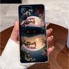 Bumper Soft Silicone TPU Clear Casing For Vivo Y55 2022 4G/T1 4G/iQOO Z6 44W Beautiful Palace Painted Shockproof Cover