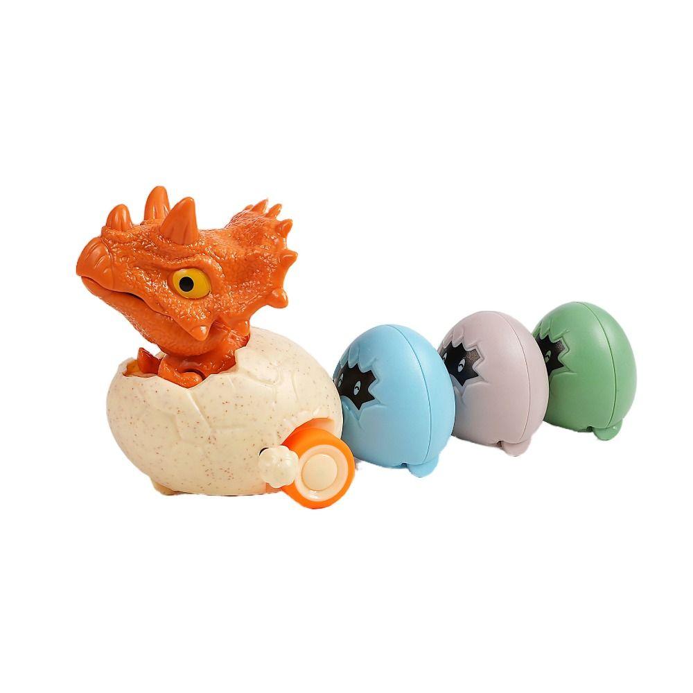 Cartoon Design Simulation Tyrannosaurus Rex Toys Triceratops Egg Shell Toys  Gift For Kids