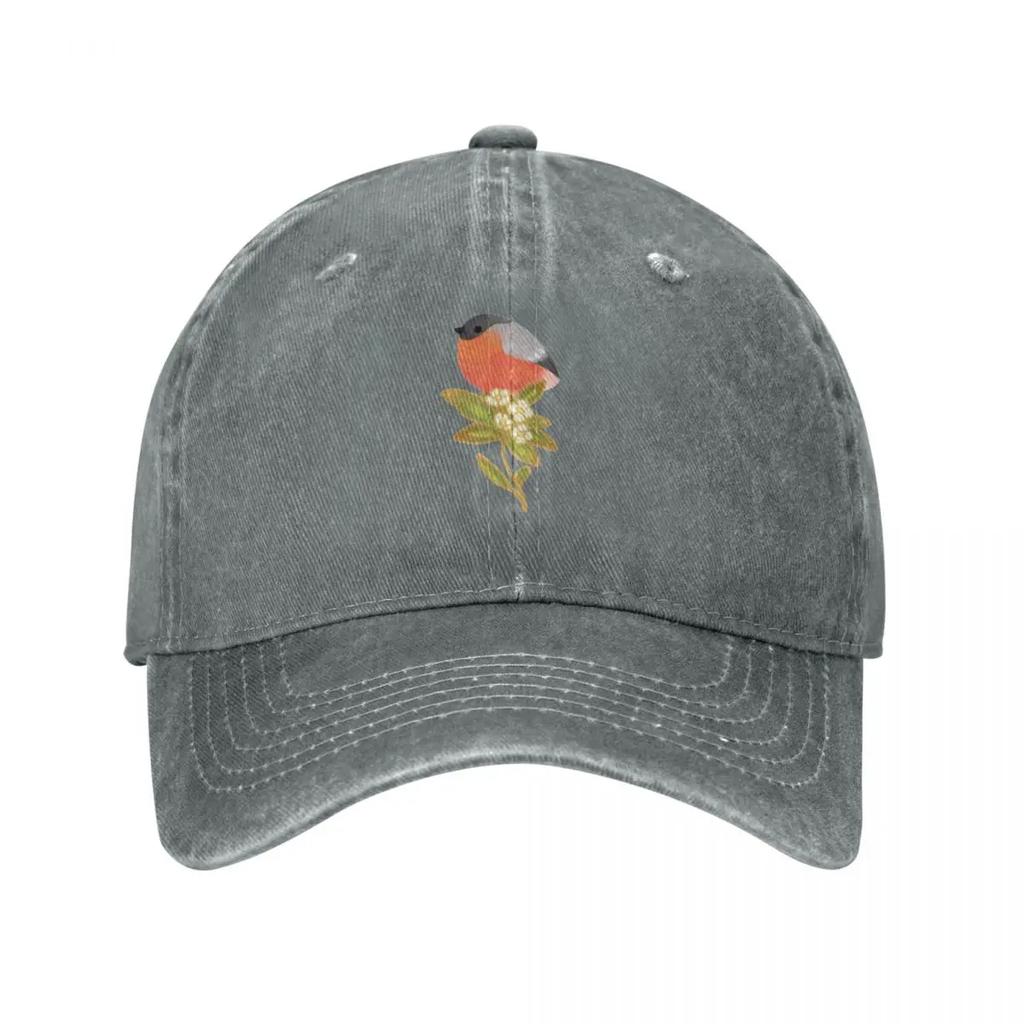 Eurasian Bullfinch  Baseball Cap Trucker Cap Kids Hat Sun Caps Hip Hop Caps Unisex Womens