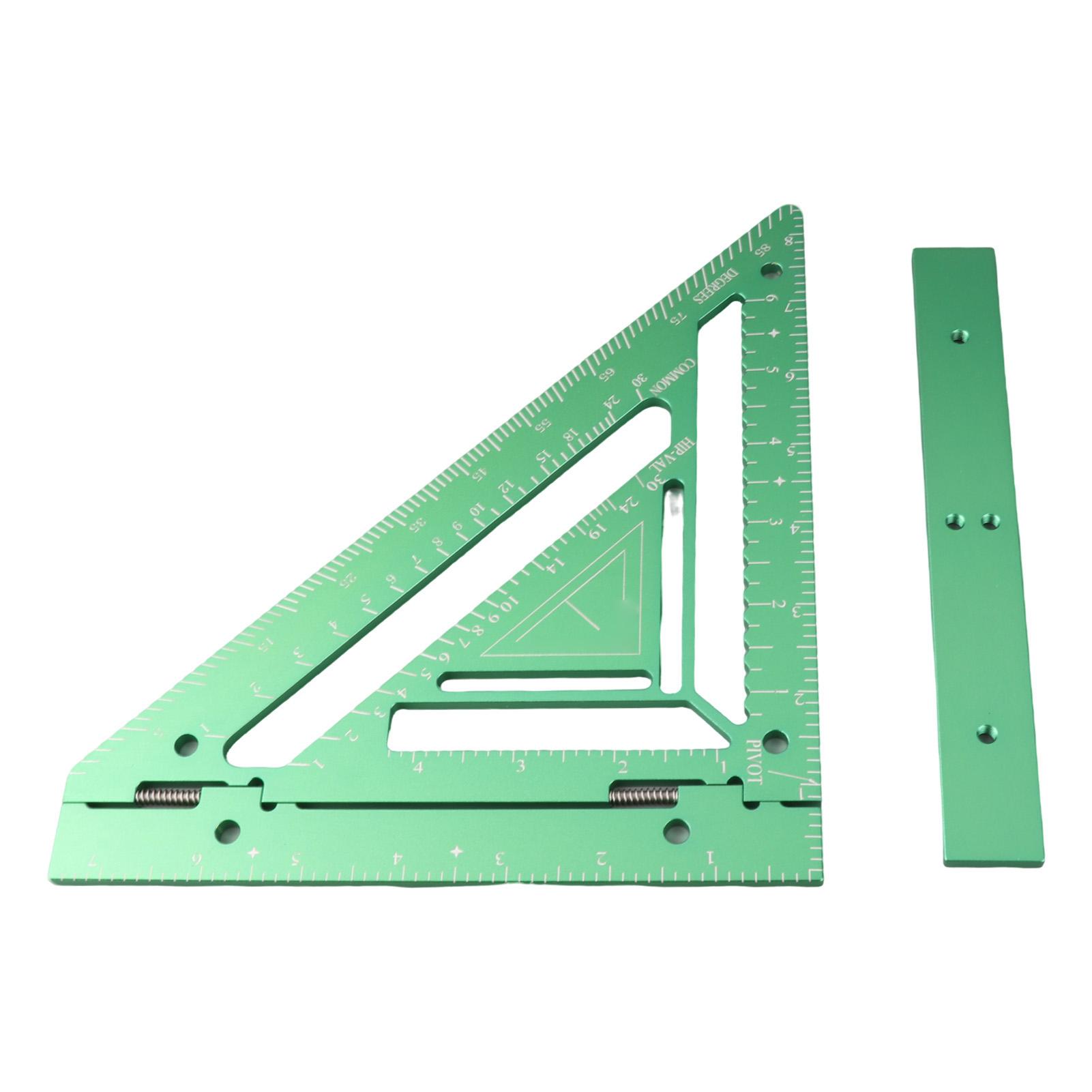 

Стропильный угольник Инструмент Алюминиевый сплав Деревообрабатывающий угольник Линейка с приспособлением Фиксирующий винт для