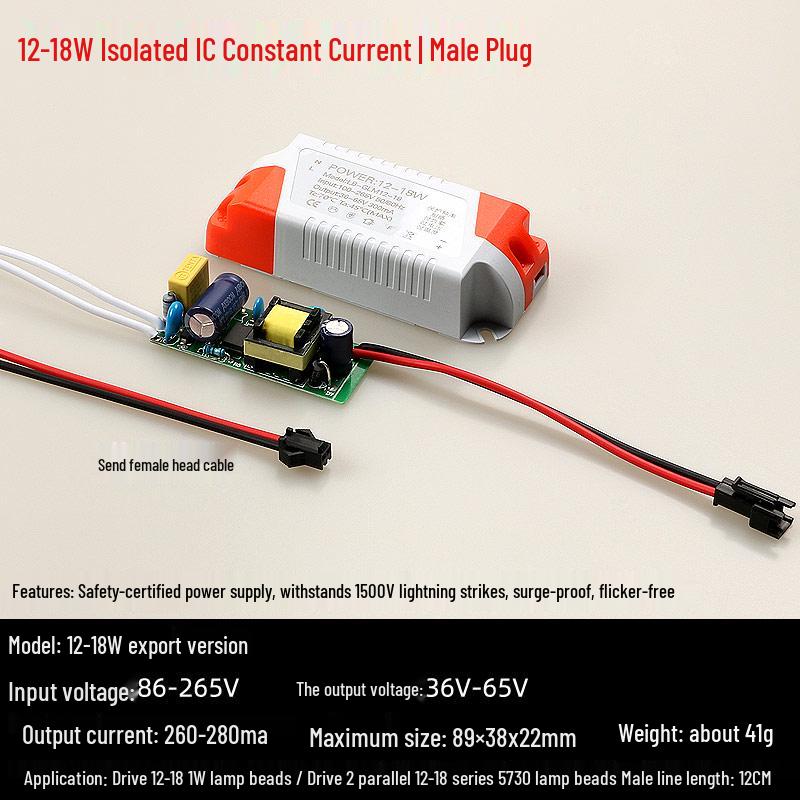 External 3W/5W LED Driver Power Supply for Ceiling and Spotlight Downlights