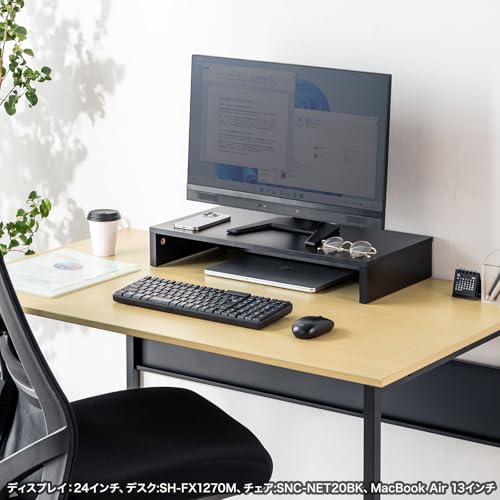SANWA SUPPLY Desktop Monitor Stand (Black) MR-LC103BK