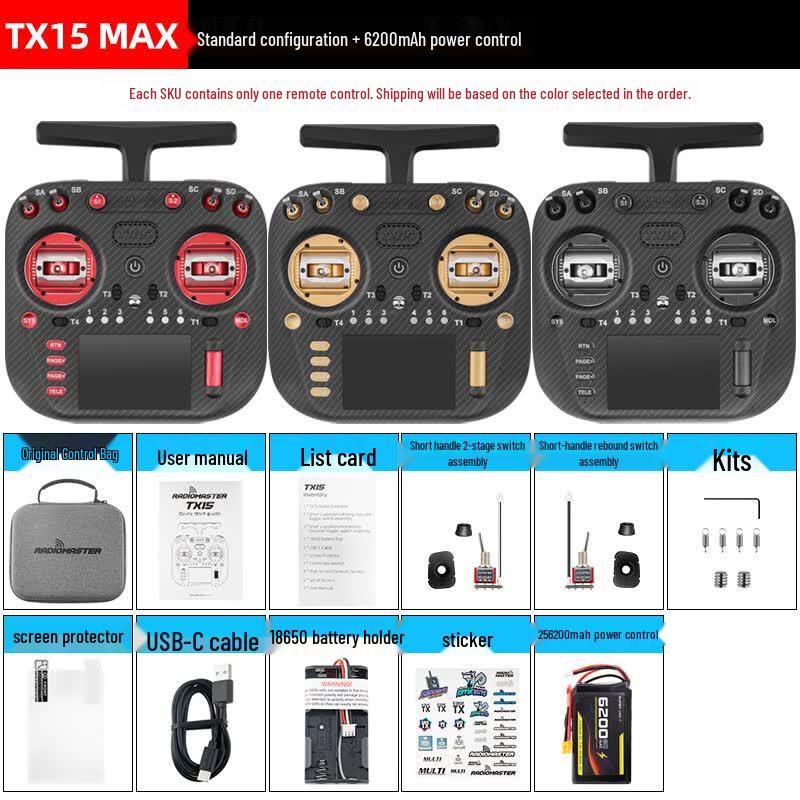 RadioMaster TX15 MAX ELRS 2.4G Remote Controller