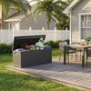 Outdoor Garden Plastic Storage Box - Waterproof & Wear-Resistant Cabinet Organizer