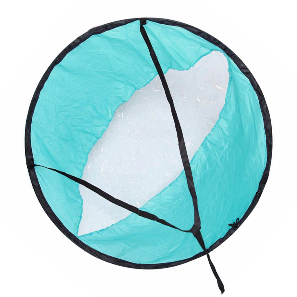 Foldable Surfling Kayak Boats Sail Clear Window Downwind Kayak Sail Windsurfing Sail Paddleboard Boating Supply