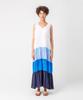 Page Block Tiered Dress_Blue
