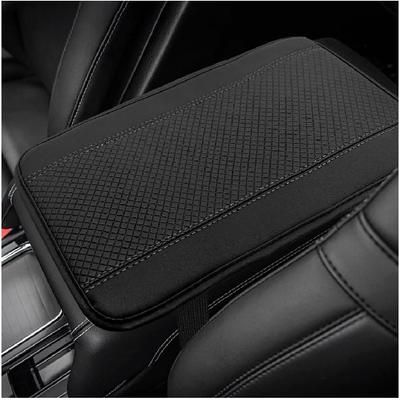 Car Center Console Pad, PU Leather Auto Armrest Seat Box Cover Protector, Comfortable Arm Rest Storage Box Mat for Vehicle Interior Protection,