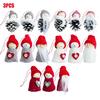 New Set Threepiece Doll Gift Christmas Decor Pendant Home Festivals Landscape