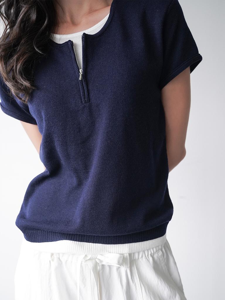 KOOLKITTEN Half Zip Knit Top 3 Colors