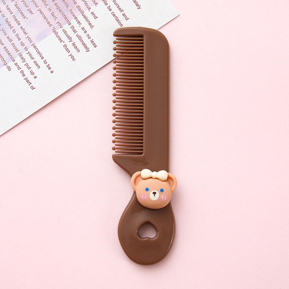 Wear Resistant Cute Student Portable Hair Comb Mini Children Baby Girl Hair Comb