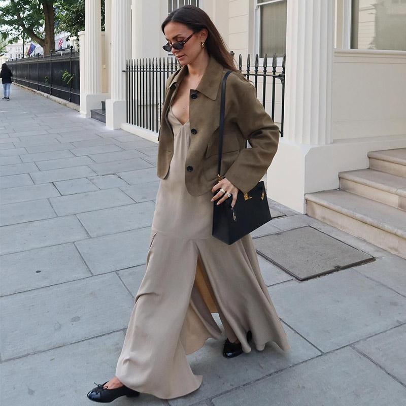 Retro Causal Suede Jackets Women Elegant Single Breasted Lapel Coats Autumn Winter Fashion Soft Pocket Outwear