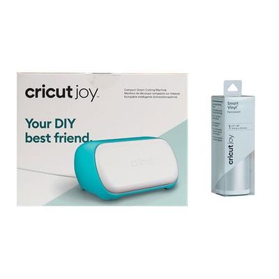 Cricut Joy Cutting Machine + Glossy Silver Permanent Vinyl 121.9 X 13.9 Cm