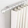1pair Metal Single Curtain Rod Bracket Drapery Pole Holder Wall Mount Hooks
