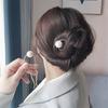 Koreanische Metall Haarstäbe Damen Haarnadeln Elegant Schlicht Einfarbig Haarspangen Mädchen Haarstäbe Haarschmuck Haarnadel Neu