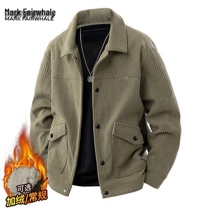 Mark Fairwhale Men's Corduroy Lapel Jacket