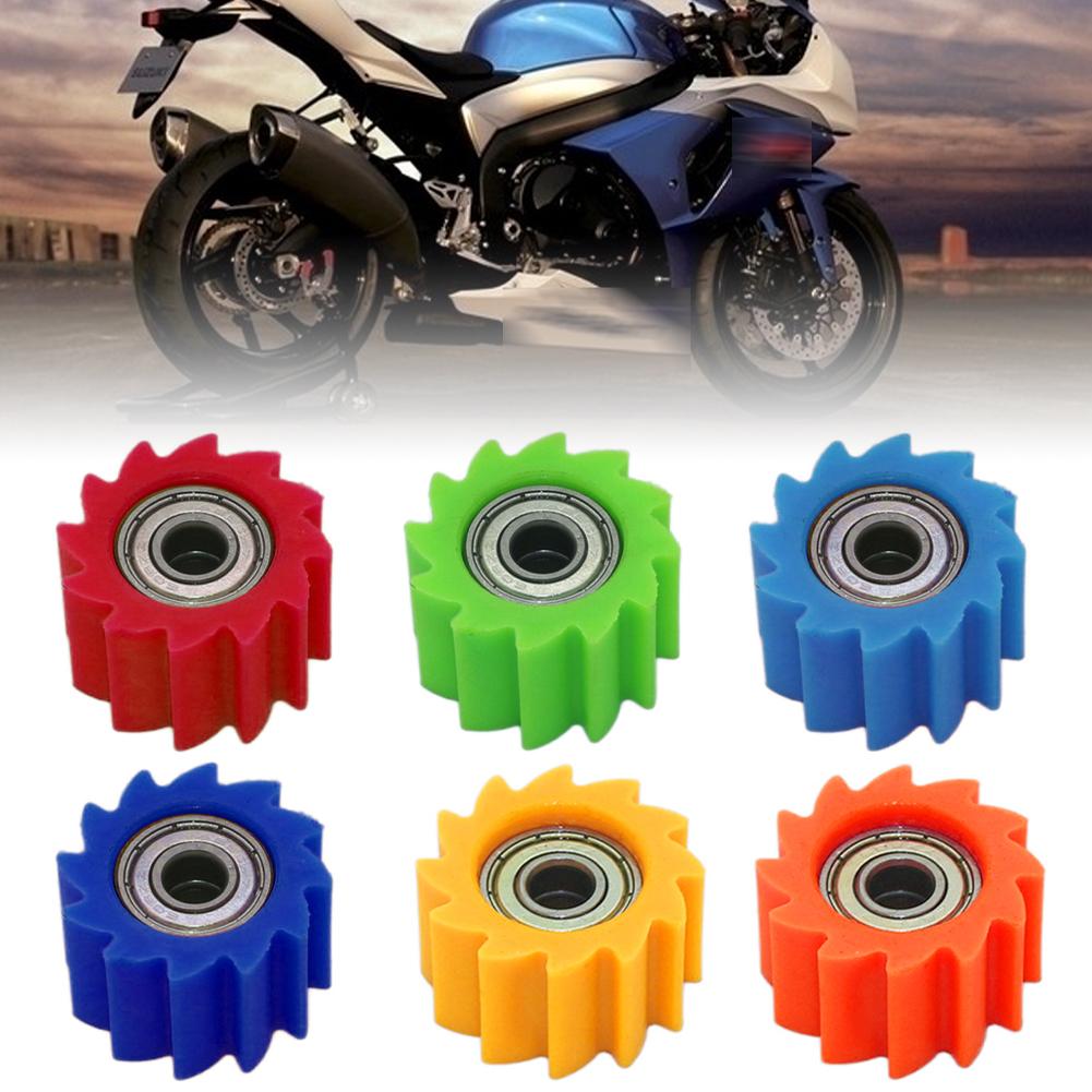 

Motorbike Chain Pulley Roller Tensioner Wheel Guide 8mm for XR CR CRF 125 250 450 Pit Pro Dirt Bike Motorcycle червоний