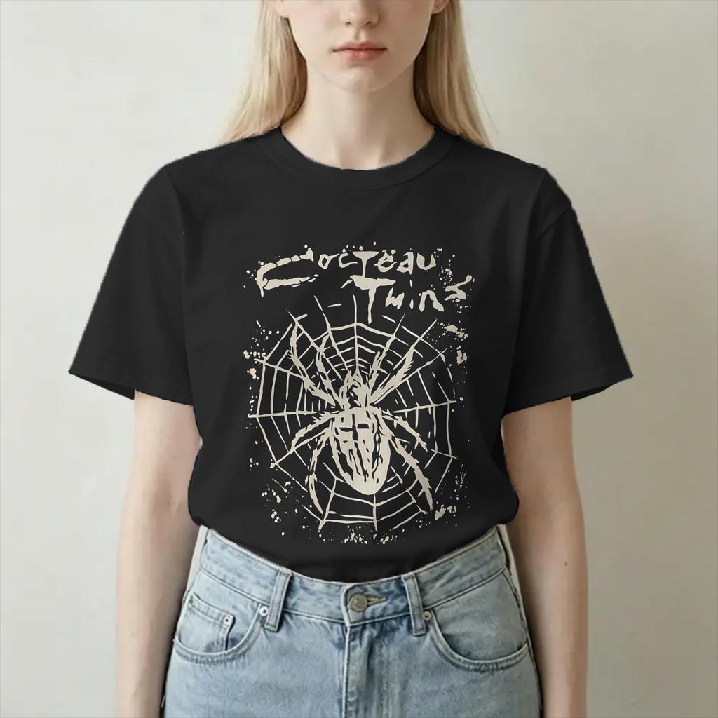 Neuheit Cocteau Twins 90er Jahre Band T-Shirts Unisex Unisex Rundhals Baumwolle T-Shirt Kurzarm Tees Geschenkidee Kleidung