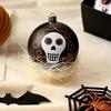 Halloween Ornaments For Tree Halloween Tree Ornaments Skulls & Pumpkins Pattern Ball Decor Portable Halloween Supplies Colorful