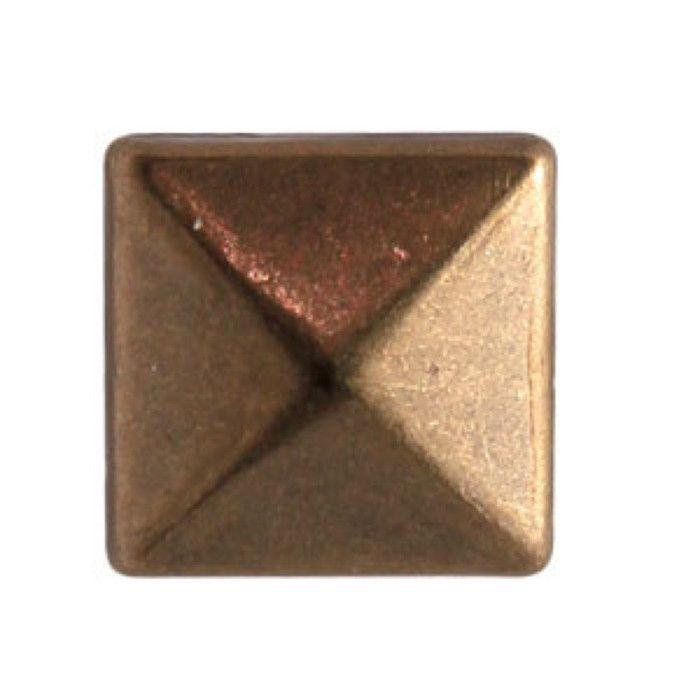 Clou Carré thermocollant 6/8/10mm Cuivré 66 pièces