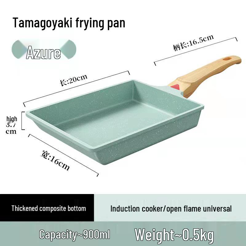 

Трансграничная квадратная сковорода для тамагояки с антипригарным покрытием для завтрака