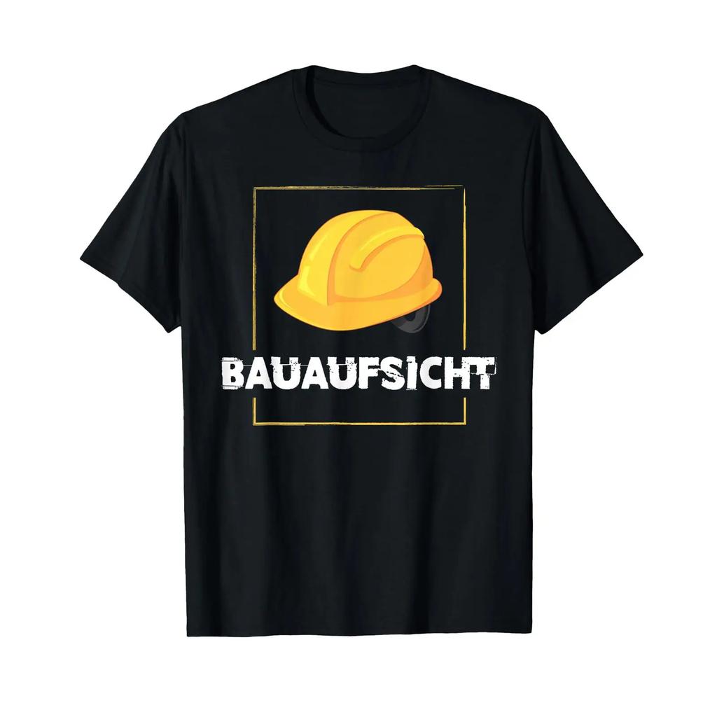 Construction Worker Costume T Shirt Vintage Comfortable Fashion Breathable Homme Top For Everyday Wear Casual Soft