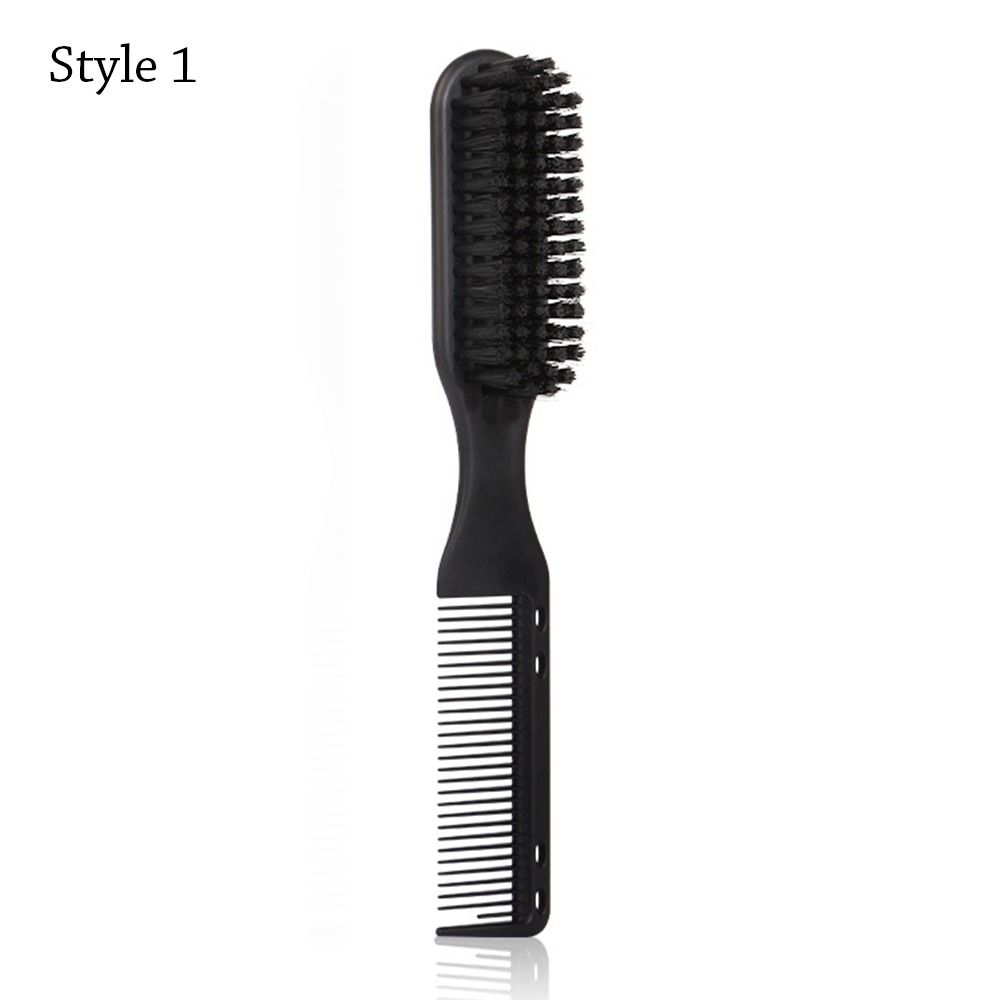 

2 шт. Черная маленькая расческа для волос 2 в 1 Расческа для волос Прочная двусторонняя расческа Парикмахерская Style 1
